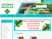 Tablet Screenshot of lekarnaostrava.cz